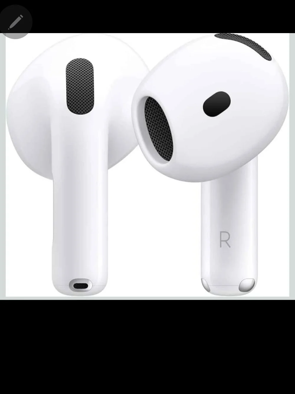 Apple AirPods 4 Wireless Earbuds, Bluetooth Headphones, with Active Noise Cancel